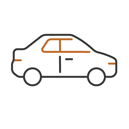 Icon of a car