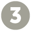 Icon with a number 3